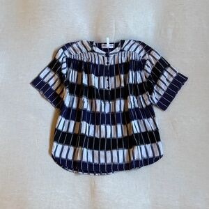 Shirred Mission Skirt in Ikat by APIECE APART